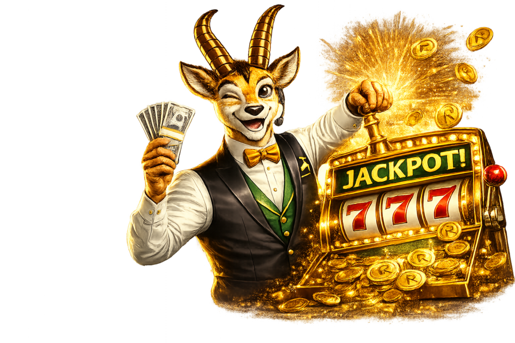 Bokkie playing jackpot