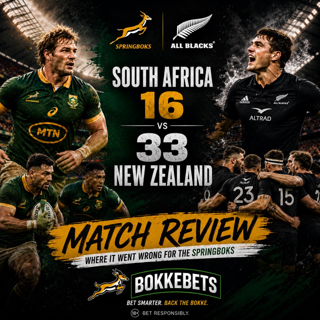 Match Review: South Africa Vs the All Blacks