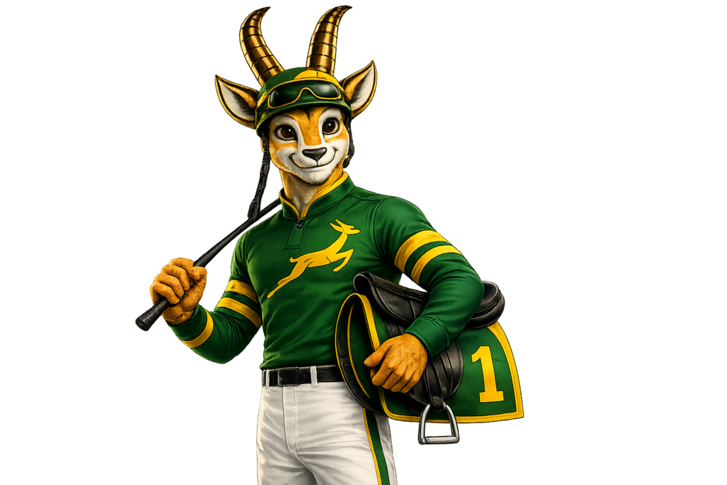 Bokkie kitted out for horse racing